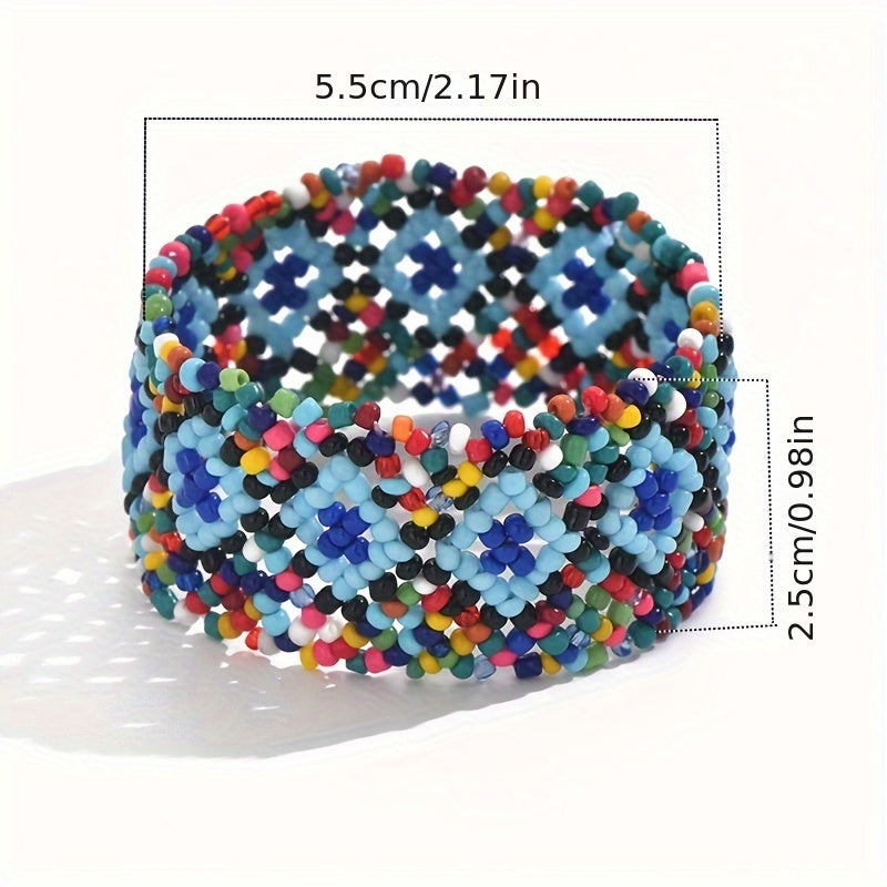 Handgewebtes Armband Im Bohème-Stil