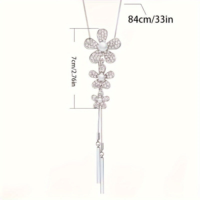 Halskette Mit Blumenanhänger