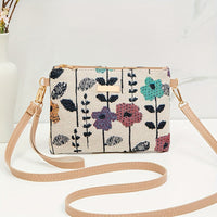 Vintage-Tasche Mit Blumenmuster