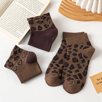 Vintage-Socken Mit Leopardenmuster