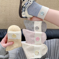 Lässige Socken Mit Farbblock