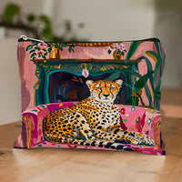 Vintage-Tasche Mit Leopardenmuster