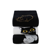 Lässige Socken Mit Katzenmotiv