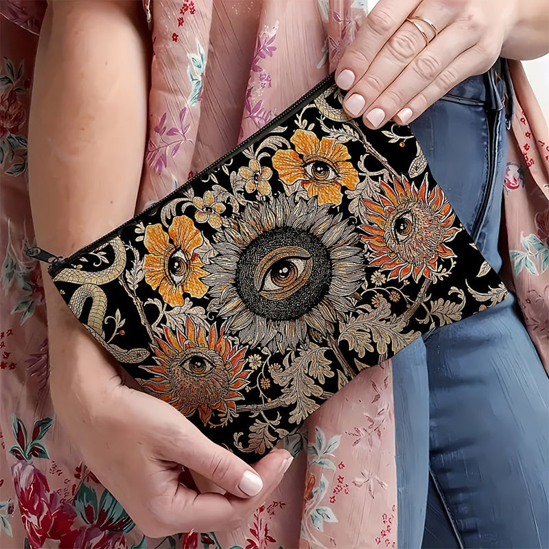 Vintage-Tasche Mit Abstraktem Design