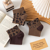 Vintage-Socken Mit Leopardenmuster