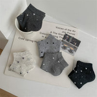 Lässige Socken Mit Herzmuster