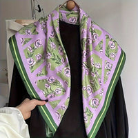 Vintage-Schal Mit Blumenmuster