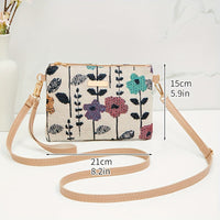 Vintage-Tasche Mit Blumenmuster