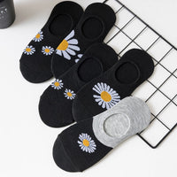 Lässige Socken Mit Chrysanthemenmuster