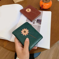 Vintage Geldbörse Mit Blumenmuster