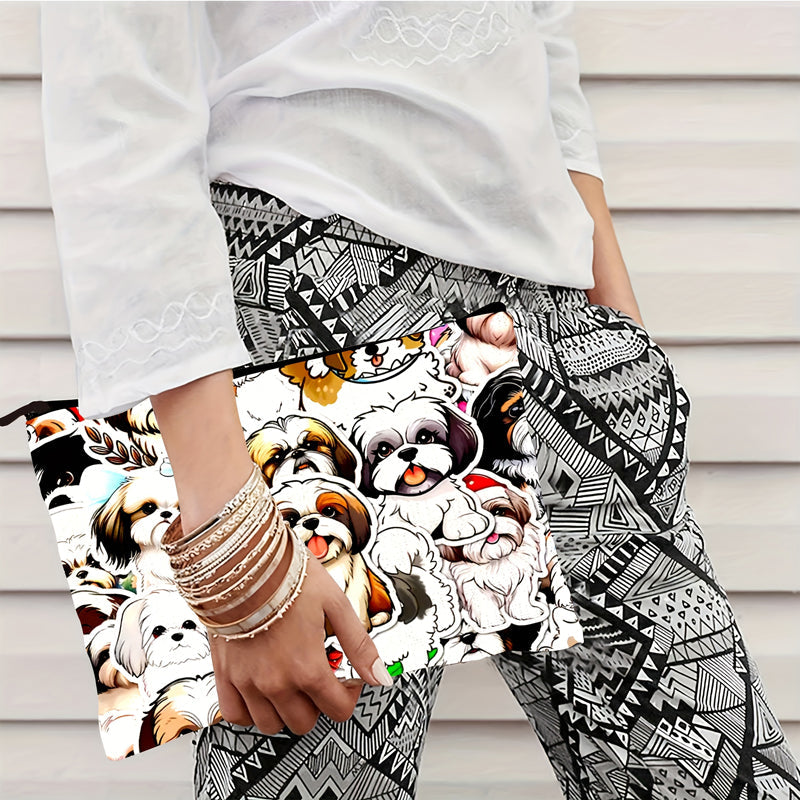 Tasche Mit Kreativem Hunde-Muster