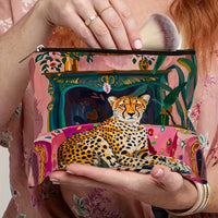 Vintage-Tasche Mit Leopardenmuster