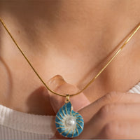 Vintage Böhmische Anhänger Halskette