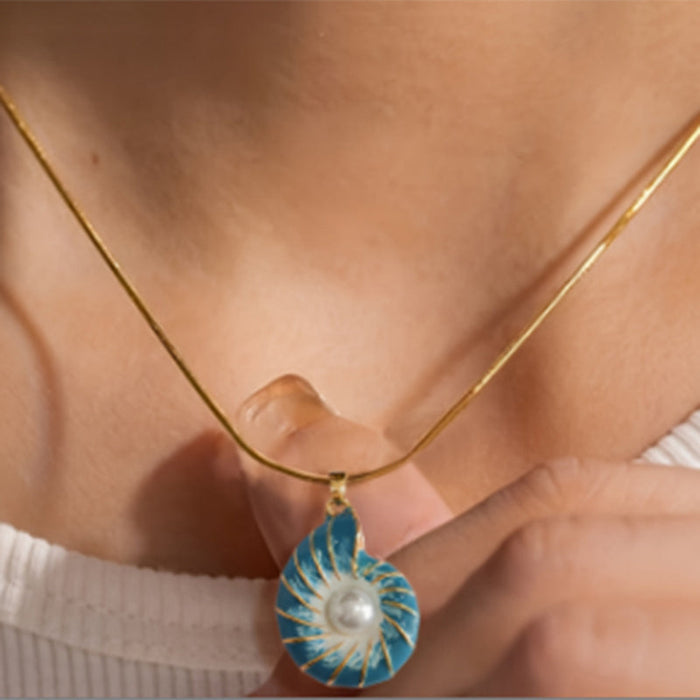 Vintage Böhmische Anhänger Halskette