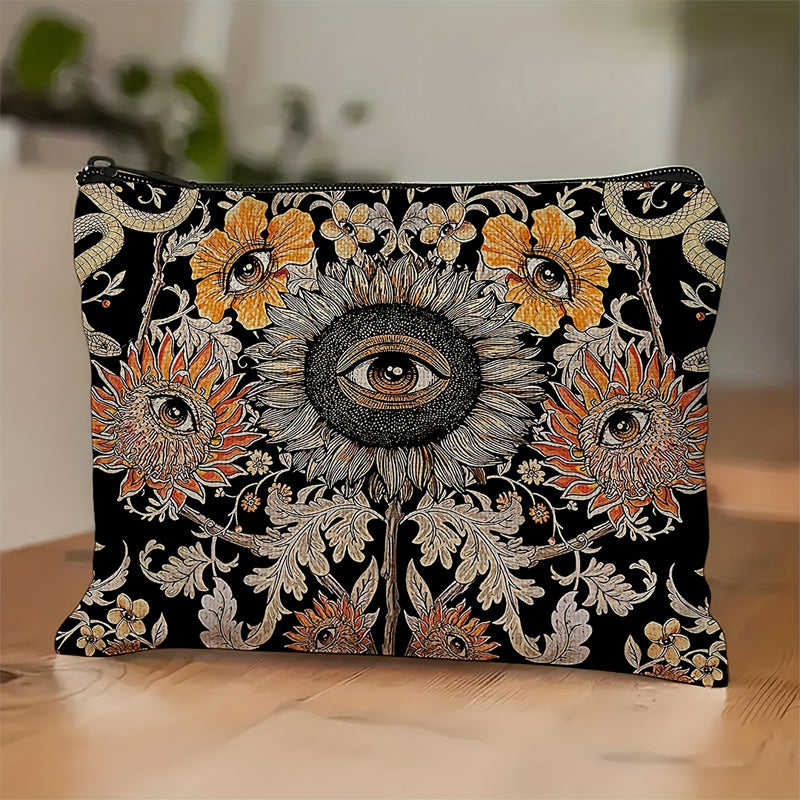 Vintage-Tasche Mit Abstraktem Design
