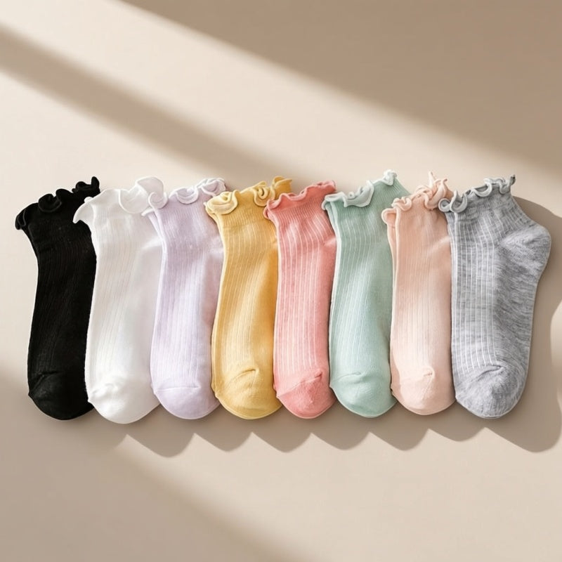 Lässige Einfarbige Socken