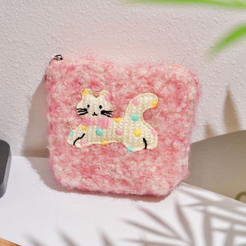 Geldbörse Mit Cartoon-Katze