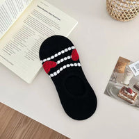 Lässige Socken Mit Herzmuster