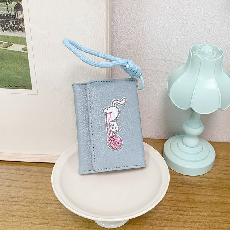 Geldbörse Mit Cartoon-Katze