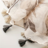 Vintage-Schal Mit Blumenmuster
