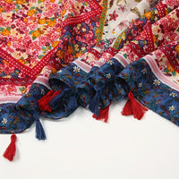 Vintage-Schal Mit Blumenmuster