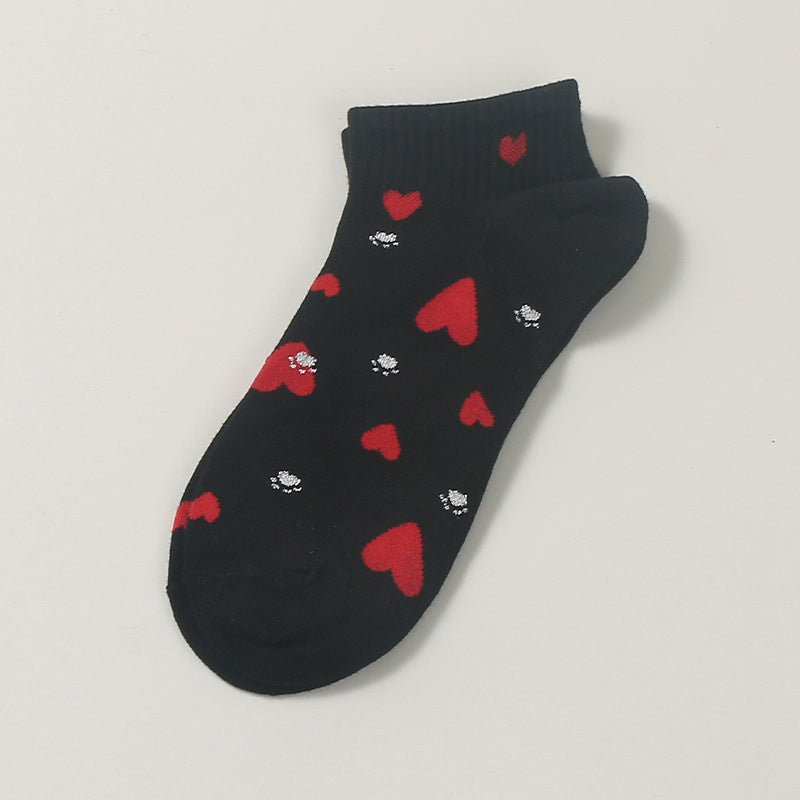 Lässige Socken Mit Katzenmuster