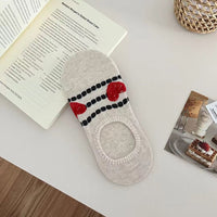 Lässige Socken Mit Herzmuster