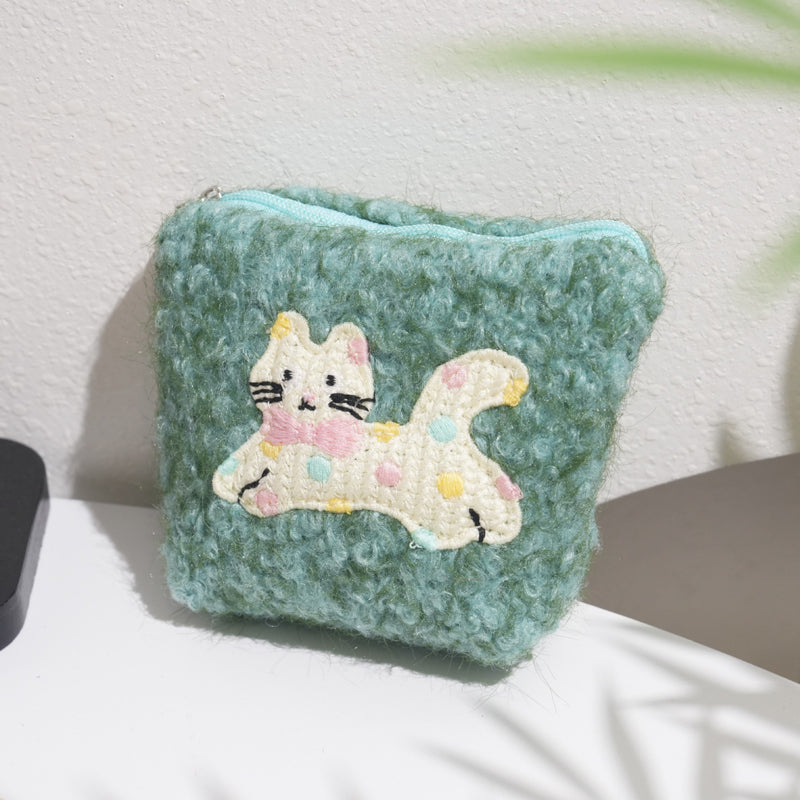 Geldbörse Mit Cartoon-Katze