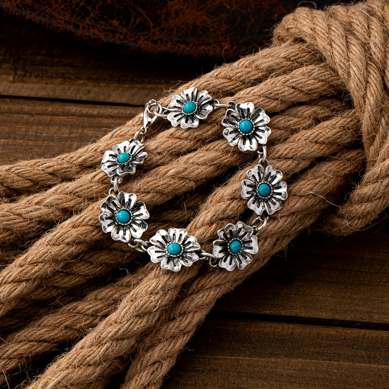 Vintage Blumen-Armband