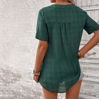 Vintage Karierte Bluse