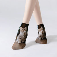 Lässige Socken Mit Animalprint