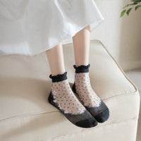 Atmungsaktive Blumensocken