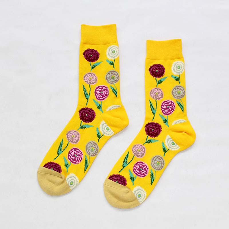 Vintage Blumensocken