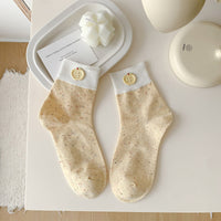 Lässige Socken Mit Farbblock