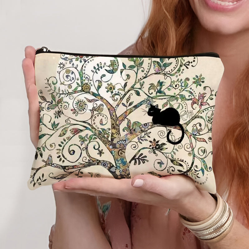 Tasche Mit Cartoon-Katze