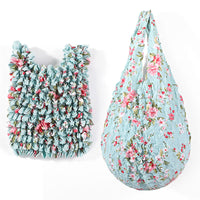 Vintage-Tasche Mit Blumenmuster