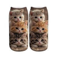Lässige Socken Mit Animalprint