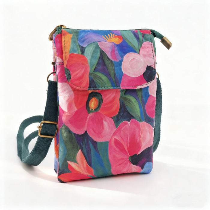 Vintage-Tasche Mit Blumenmuster