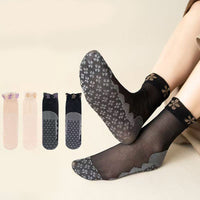 Atmungsaktive Blumensocken