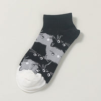 Lässige Socken Mit Katzenmuster