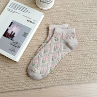 Vintage-Socken Mit Blumenmuster