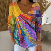 Buntes Vintage-T-Shirt