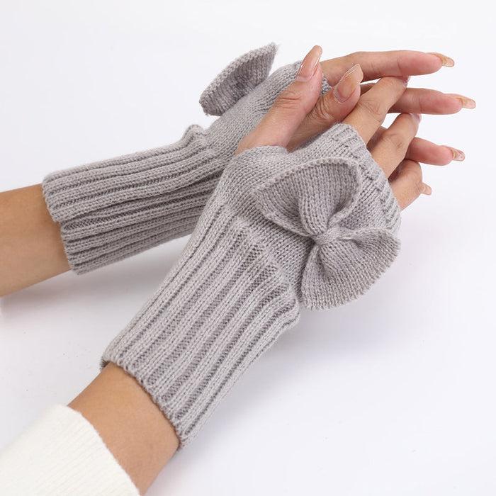 Einfarbige Warme Handschuhe
