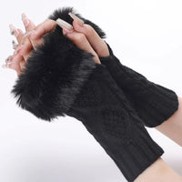 Warme Einfarbige Handschuhe