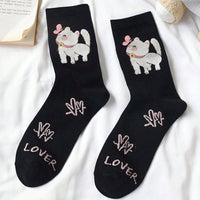 Socken Mit Cartoon-Katzen