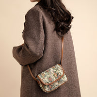 Vintage-Tasche Mit Blumenmuster