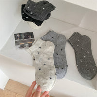 Lässige Socken Mit Herzmuster