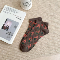 Vintage-Socken Mit Blumenmuster