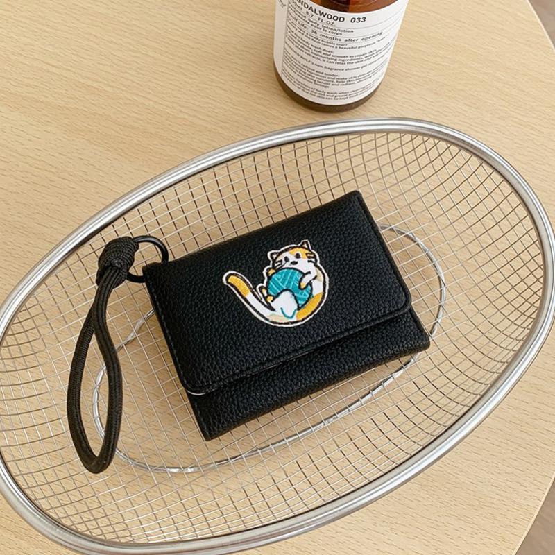 Geldbörse Mit Cartoon-Katze