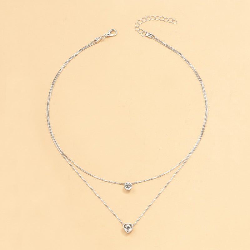 Vintage Böhmische Anhänger Halskette